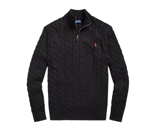 Ralph Lauren Knitted Quarter-Zip Sweater