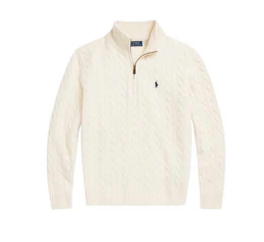 Ralph Lauren Knitted Quarter-Zip Sweater