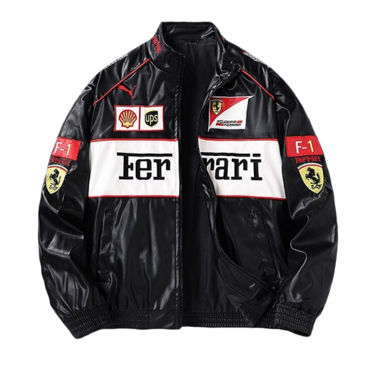 Ferrari Racing Vintage Jacket (Leather)