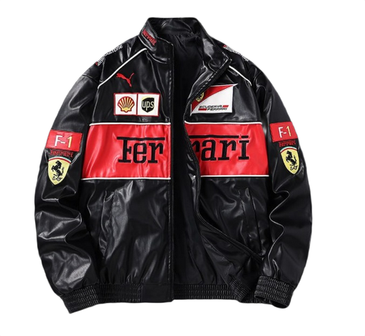 Ferrari Racing Vintage Jacket (Leather)